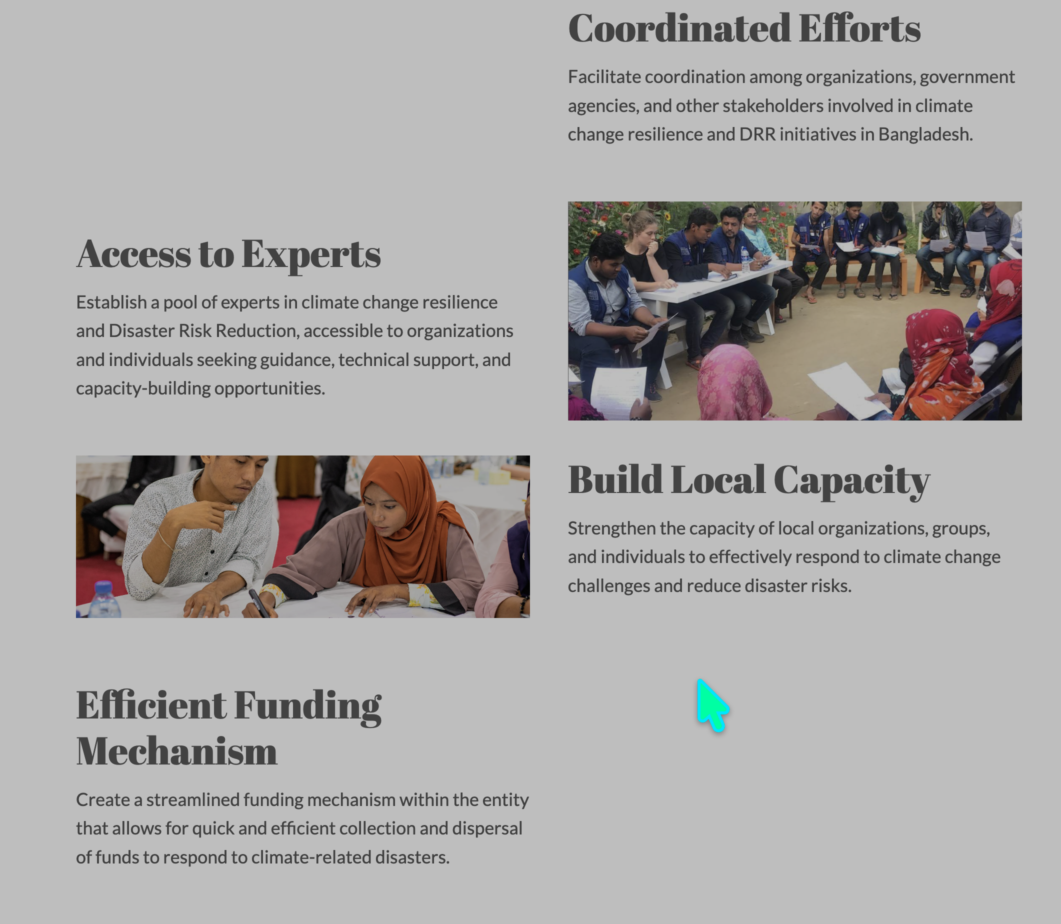 HAP community workshop — climate resilience and disaster risk reduction training in Bangladesh